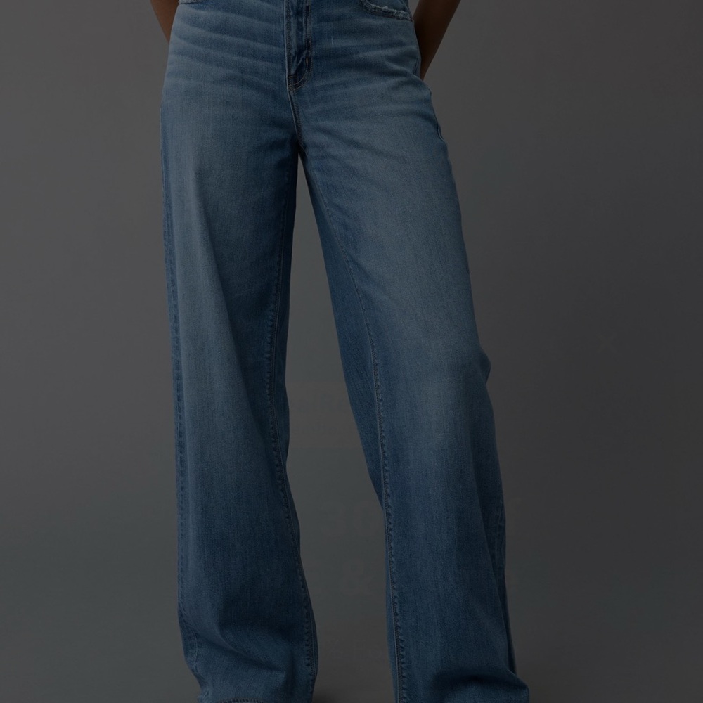 American Eagle Outfitters Dreamy Drape High Rise Jeans - Picture 7 of 8